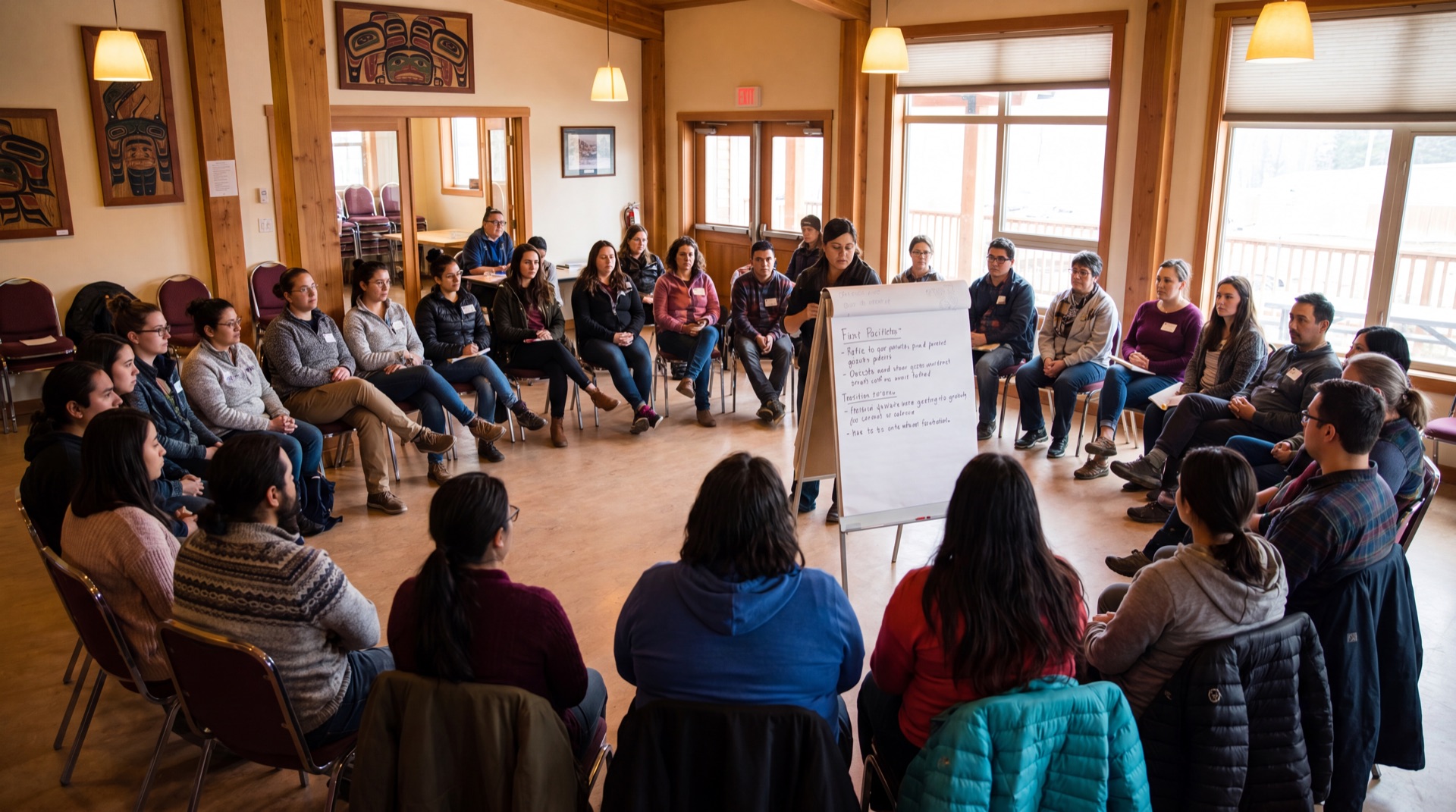 Listening session with community members